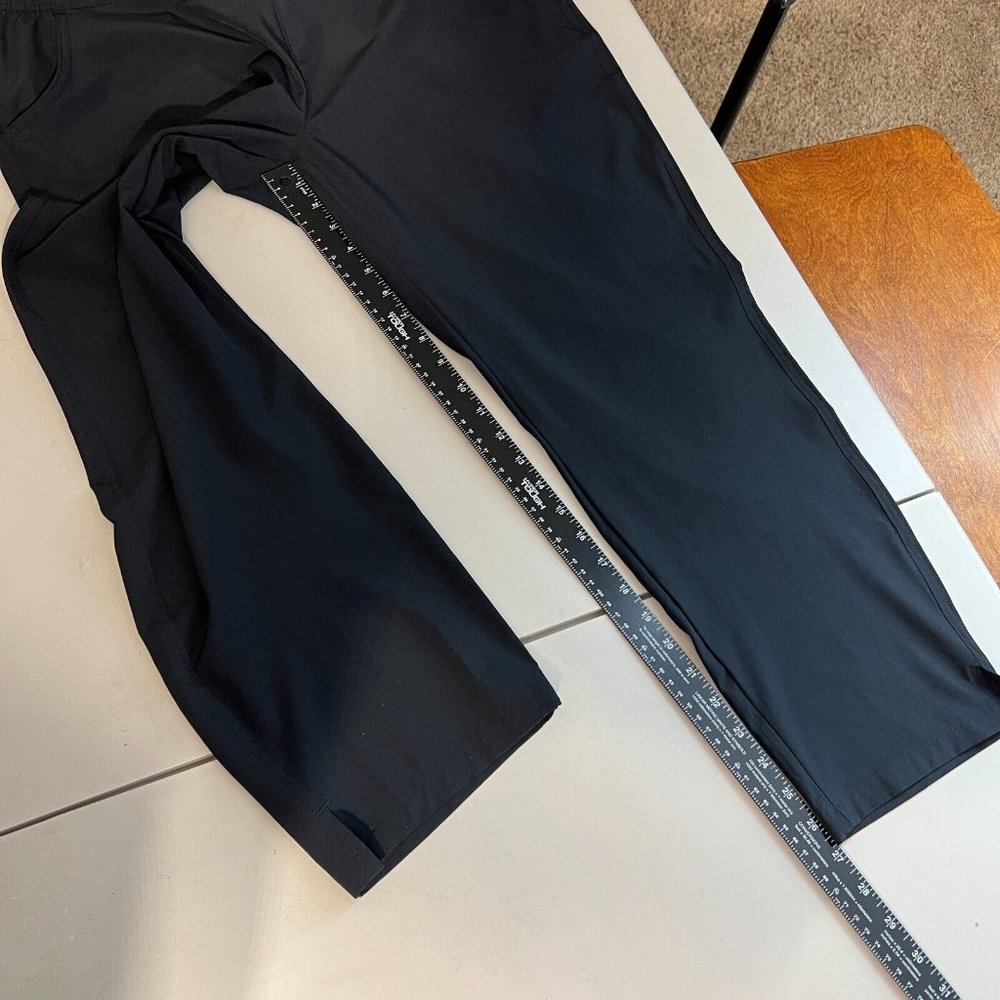 EDDIE BAUER Traveler Pants‎ Womens XL Black Pull On Elastic Waist Stretch Active - Picture 10 of 15